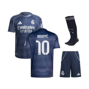 real madrid barn sett mbappe 10 drakt borte 2025-2026