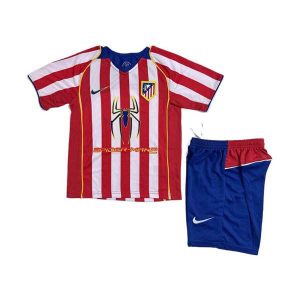 atletico madrid barn retro drakt hjemme 2004-2005