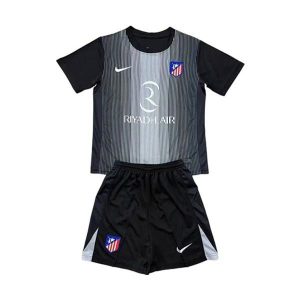 atletico madrid barn keeper drakt sett svart 2025-2026