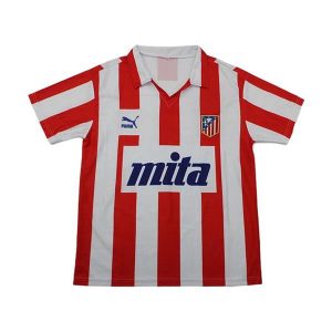 atletico madrid retro drakt hjemme 1987-1989