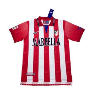 atletico madrid retro drakt hjemme 1998-1999