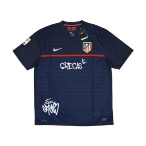 atletico madrid retro spesialutgave drakt mork bla grecas 2011-2012