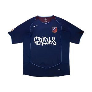 atletico madrid retro spesialutgave drakt bla el grecas 2004-2005