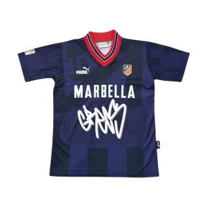 atletico madrid retro spesialutgave drakt bla rod grecas 1995-1996