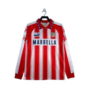 atletico madrid retro langermet drakt hjemme 1994-1995