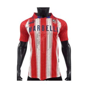 atletico madrid retro langermet drakt hjemme 1995-1996