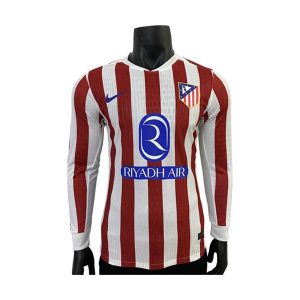 atletico madrid drakt 2025-2026 hjemme spillerversjon langermet
