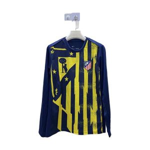 atletico madrid drakt gul mork bla trenings langermet 2025-2026