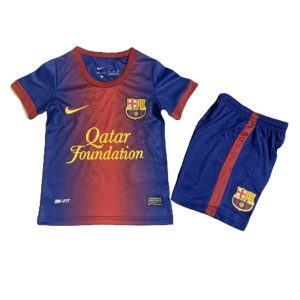 barcelona barn retro qatar foundation drakt hjemme 2012-2013