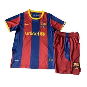barcelona barn retro unicef drakt hjemme 2010-2011