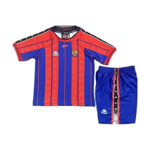 barcelona barn retro drakt hjemme 1997-1998