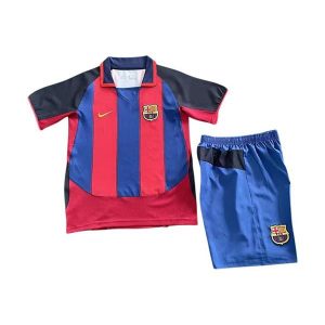 barcelona barn retro drakt hjemme 2003-2004