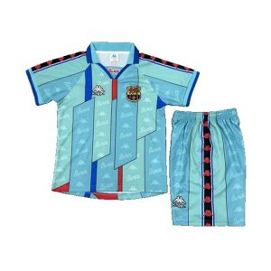 barcelona barn retro drakt borte 1996-1997