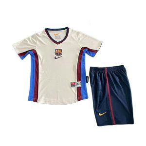 barcelona barn retro drakt borte 1998-1999