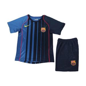 barcelona barn retro drakt borte 2004-2005