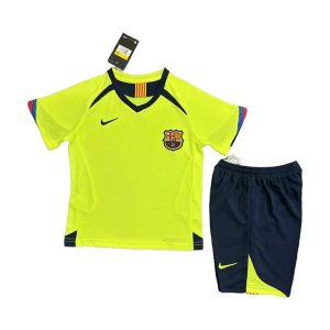 barcelona barn retro drakt borte 2005-2006