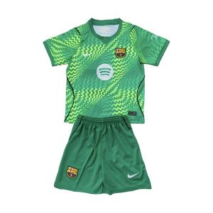 barcelona barn keeper drakt sett gronn 2026-2027