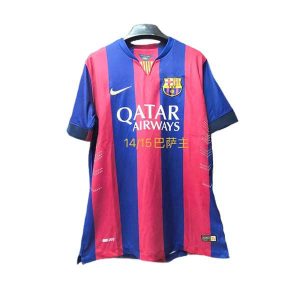 barcelona retro qatar airways drakt hjemme 2014-2015