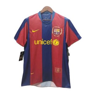 barcelona retro unicef drakt hjemme 2007-2008