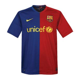 barcelona retro unicef drakt hjemme 2008-2009