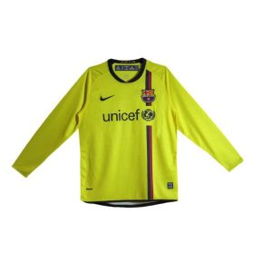 barcelona retro unicef langermet drakt borte 2008-2009