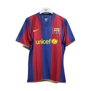 barcelona retro drakt hjemme spillerversjon 2007-2008