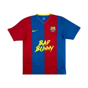 barcelona retro spesialutgave drakt bla rod bad bunny 2025-2026