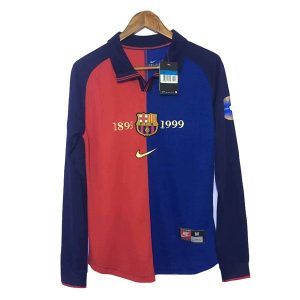 barcelona retro langermet drakt hjemme 1899-1999