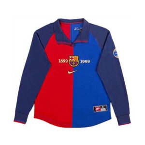 barcelona retro langermet drakt hjemme 1999-2000