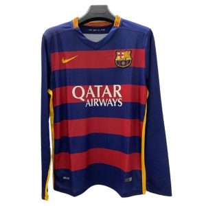 barcelona retro langermet drakt hjemme 2015-2016