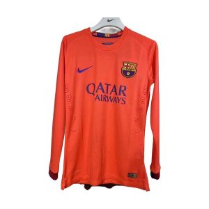 barcelona retro langermet drakt borte spillerversjon 2014-2015
