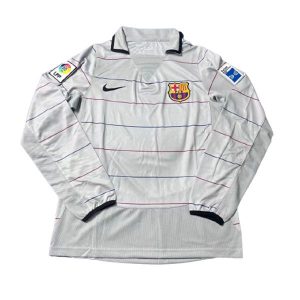 barcelona retro langermet drakt borte 2003-2004