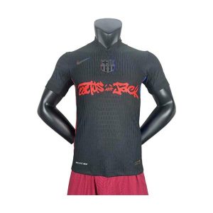 barcelona drakt spesialutgave spillerversjon travis scott bla rod 2025-2026