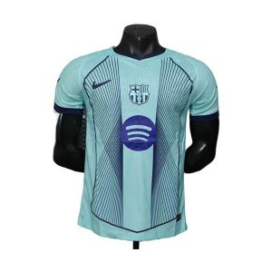 barcelona drakt spesialutgave spillerversjon lys bla (2) 2025-2026