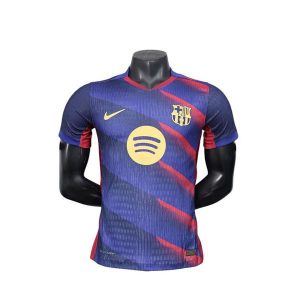 barcelona drakt spesialutgave spillerversjon mork bla rod (2) 2025-2026