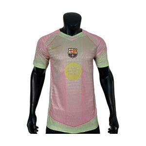 barcelona drakt spesialutgave spillerversjon rosa gronn 2025-2026
