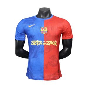 barcelona drakt spesialutgave spillerversjon rod bla (4) 2025-2026