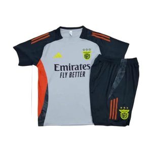 benfica drakt trenings sett gra svart 2024-2025