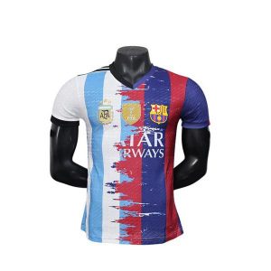 barcelona drakt spesialutgave spillerversjon bla rod messi 10 2025-2026