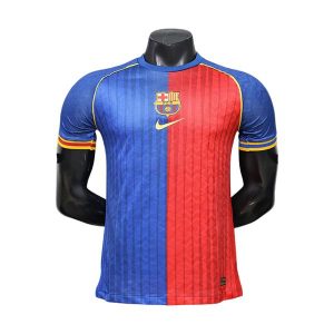 barcelona drakt spesialutgave spillerversjon bla rod stripete 2026-2027