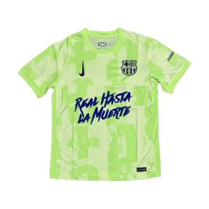 barcelona drakt spesialutgave gronn anuel aa 2025-2026