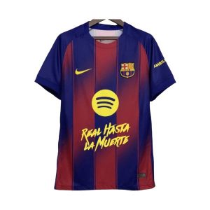 barcelona drakt spesialutgave bla rod anuel aa rhlm 2 tour 2025-2026
