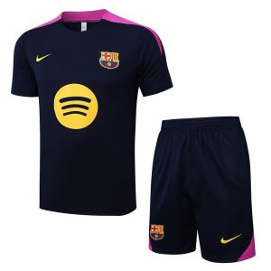 barcelona drakt trenings sett mork bla rosa 2025-2026