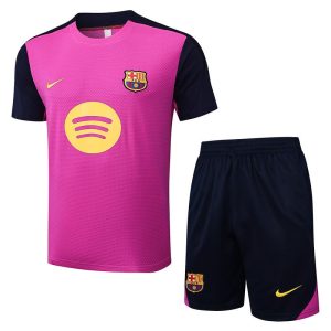 barcelona drakt trenings sett rosa mork bla 2025-2026