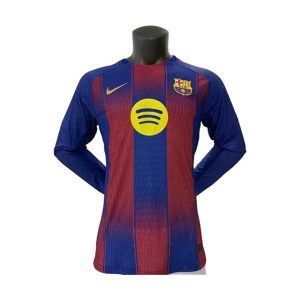 barcelona drakt 2025-2026 hjemme spillerversjon langermet