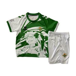 real betis barn spesialutgave drakt sett gronn naruto 2025-2026