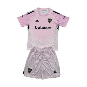 boca juniors barn keeper drakt sett lys rosa 2025-2026