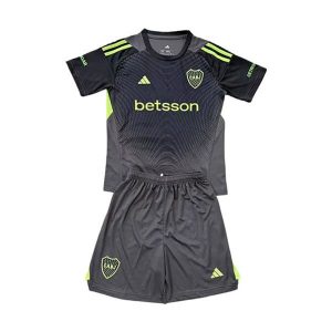 boca juniors barn keeper drakt sett gra svart 2025-2026