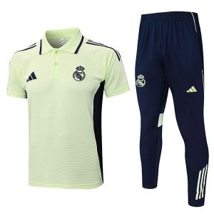 trenings real madrid lys gronn 2025-2026 polo sett