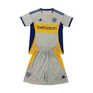 boca juniors barn spesialutgave drakt sett gra gul 2025-2026